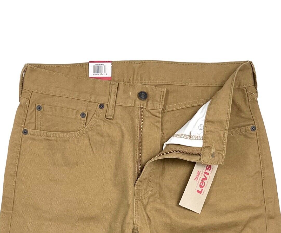 Levi's 505 Classic Straight Fit Denim Jeans In Khaki Caraway Levi's 505 Classic Straight Fit Denim Jeans In Khaki Caraway