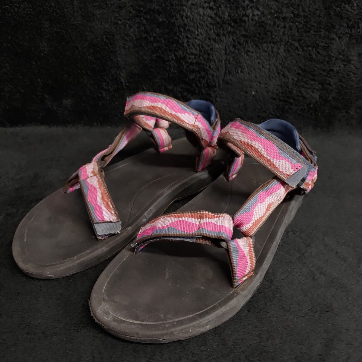 Teva Hurricane XLT2 Womens Pink Vista Blue Indigo Black Strap