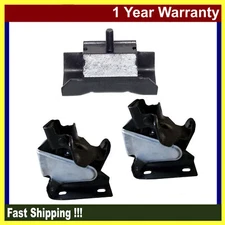 Engine Motor & Trans Mount For CHEVROLET GMC 99-10 4.8L 5.3L 6.0L Set 3Pcs