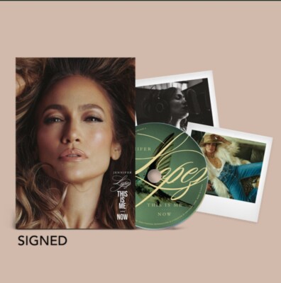 Jennifer Lopez ** SIGNED ** This Is Me Now Deluxe CD 40 Pg Booklet J Lo Sold Out