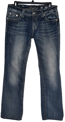 Miss Me Bootcut Rhinestone Jeans JP5341B3 Girls Size 30