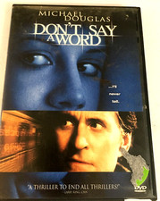 Don't Say A Word DVD Michael Douglas Ships Same Day With Tracking