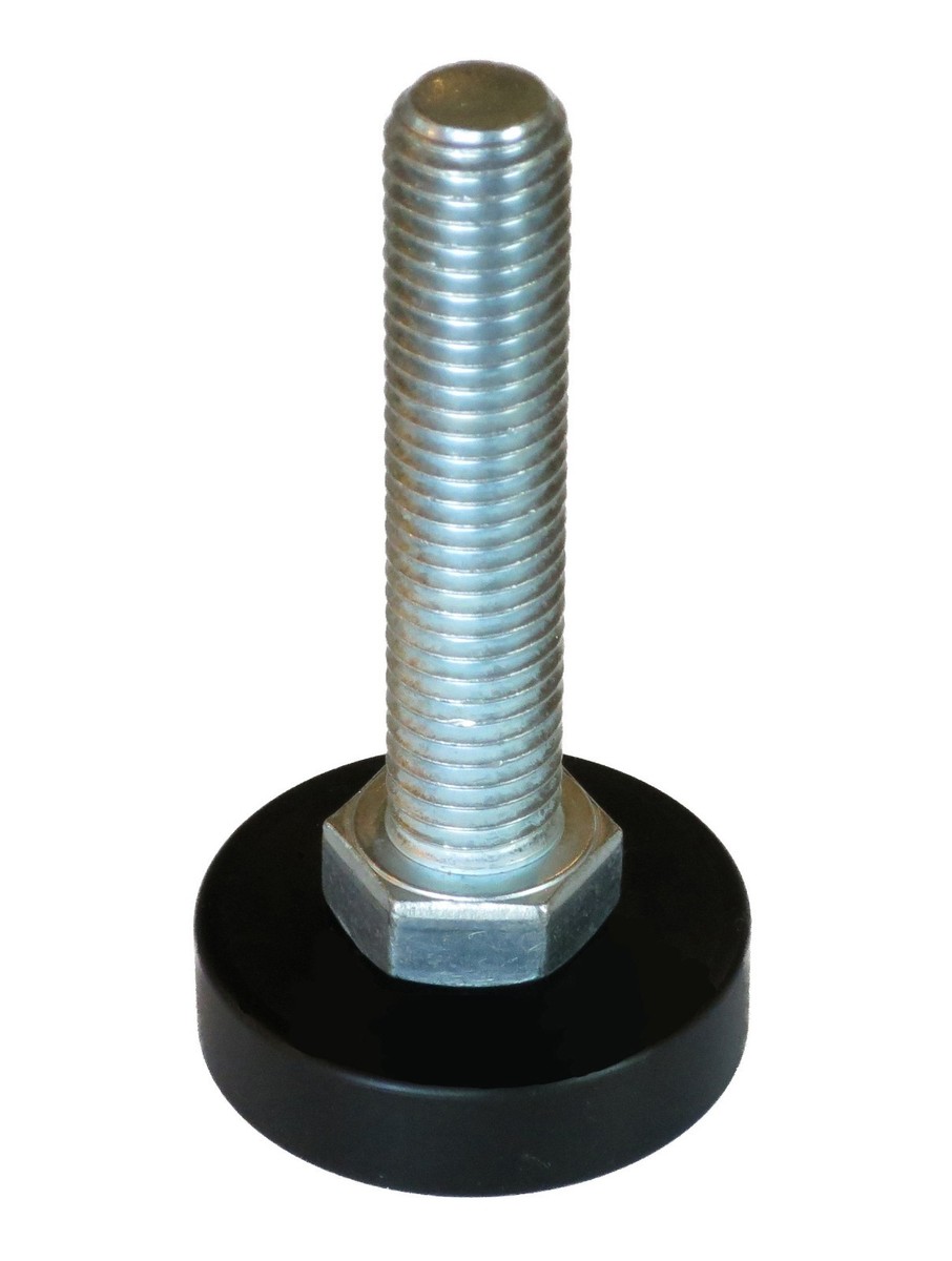 Machine Leveling Mount – Zinc Plated Steel, 5/8-11 X 4" Thread, 6000 Lbs Capacity