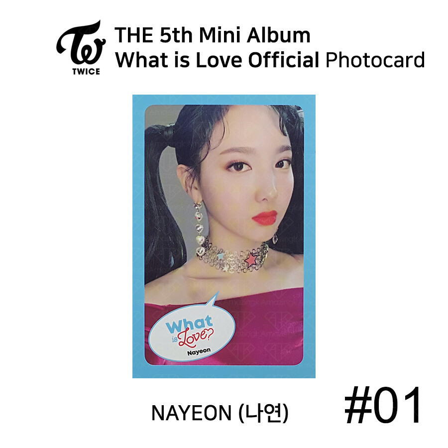 TWICE 5th mini album What is love Official Photocard NAYEON KPOP K