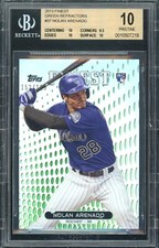 NOLAN ARENADO 2013 Finest #37 RC Green Refractor /199 BGS 10 PRISTINE (POP 1)