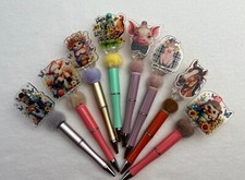 Custom Beaded Pens. Adorable animals Gifts. Basket filler.Party gifts. Journal.