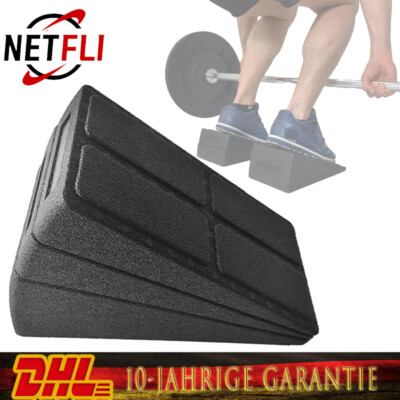 Schräges Squat Wedge Block Wadendehner Für Stretching Beweglichkeit Training EPP