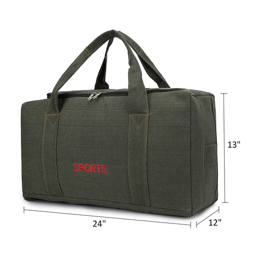 Große Oxford Reisetasche Fitnessstudio 45/60L wasserabweisend Gepäcktasche mit Gurt - Bild 45 von 49