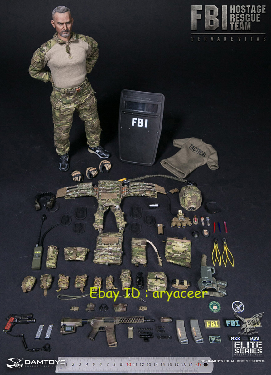 SOLDIERSTORY 1/6　FBI Hostage Rescue Team DAMTOYS 78042 1/6 FBI Hostage Rescue Team Servarevitas Figure