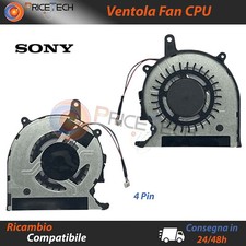 Sony Vaio Pro13 SVP132 SVP132A1CM 1321S1E 1321C5E CPU VENTOLA PORTATILE
