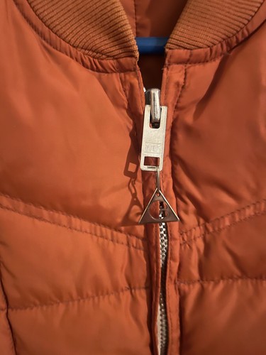 Vintage Gerry Vest Quilted Down Puffer Zip Up Rust Orange Mens Medium - Picture 4 of 8