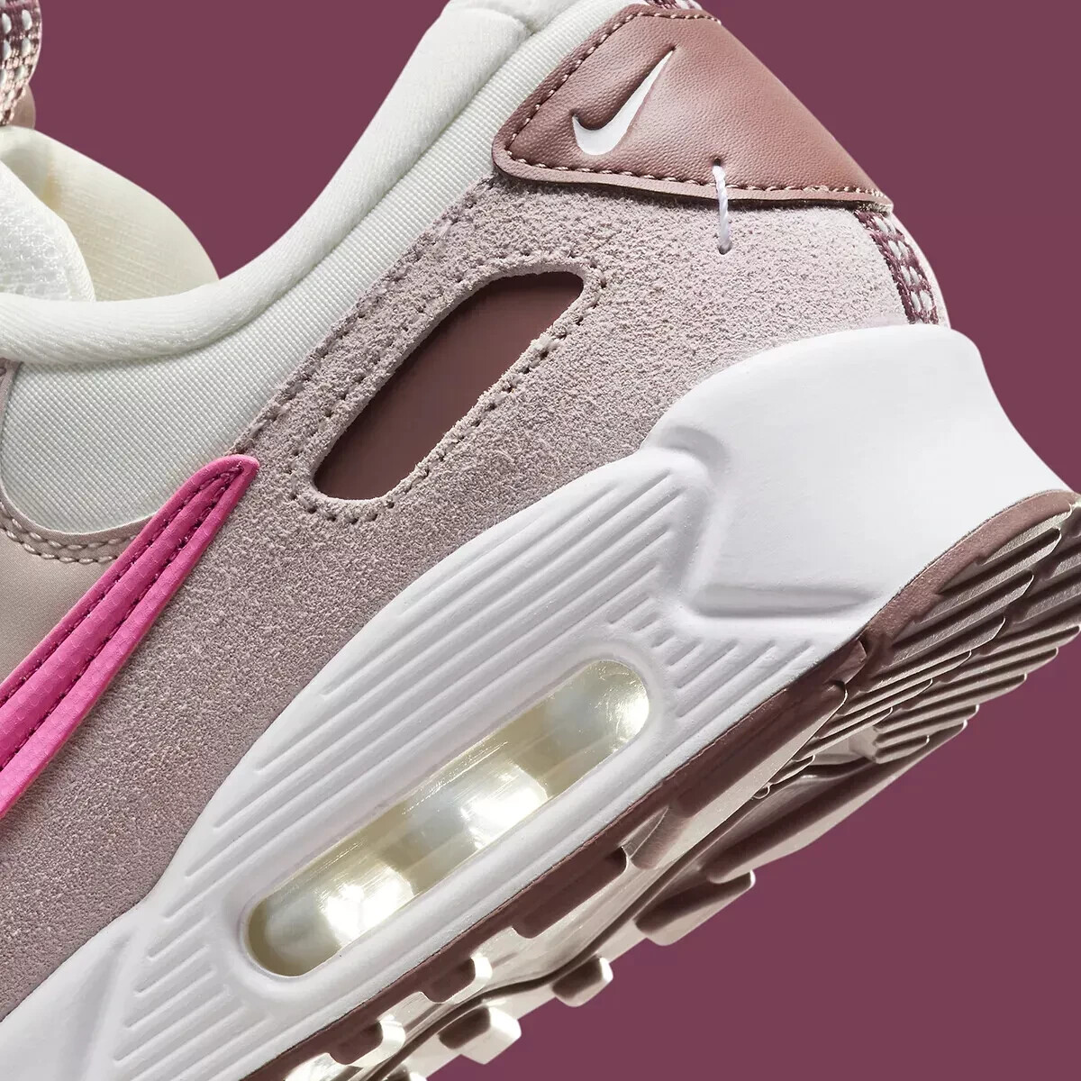 nike air max 90 white champagne light violet