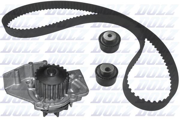 Kit courroie de distribution et pompe à eau anti-surchauffe pour Peugeot 807 2.0 HDi