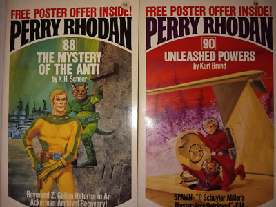 Perry Rhodan Book 88: The Mystery Of The Anti & 90: Unleashed Power