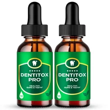 (2 Pack) Dentitox Pro Drops for Healthy Teeth & Gums, Support Fresh Breath