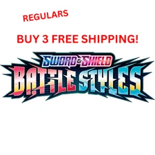 BATTLE STYLES Pokémon TCG 1 - 163 - PICK YOUR OWN REGULARS LP/NM 3+ FREE SHIP