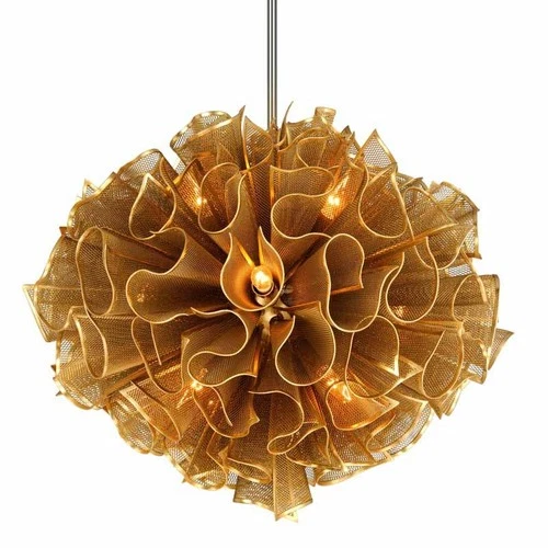 Corbett Lighting 218-412 Pulse 12 Light 30-3/8"W Sputnik - Gold - Picture 1 of 5