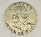1962-D Ben Franklin SILVER Half Dollar USA Collector Coin 90% Constitutional