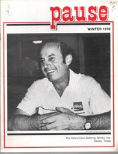 Pause Winter 1978 Coca-Cola Dallas Bottling Employee Newsletter Magazine COKE