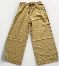 Abercrombie Pants Wide Legs Cropped Elastic Waist Drawstring Size S NWT 29x23.5