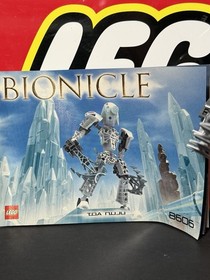 LEGO Bionicle Toa Metru 8606 Toa Nuju 100% Complete W/Book Good Shape