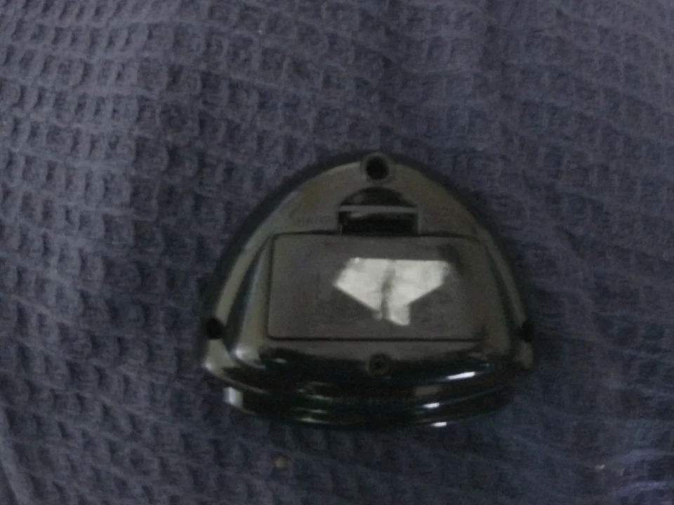 Reloj despertador digital LCD nítido, negro, SPC500A pantalla LCD azul fácil de ver Foto 4 de 4