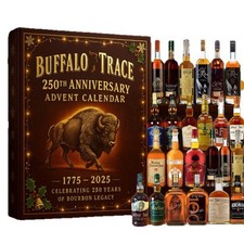 Advent Calendar 2025 Christmas Decorations Gifts 3D Buffalo Trace Whiskey Men