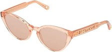 Chloe CE757S 626 Women's Coral Cat Eye Sunglasses 55/19/140 New