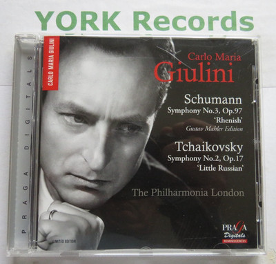 SCHUMANN - Symphony No 3 / TCHAIKOVSKY Symphony No 2 GIULINI - Ex Con CD Praga