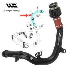 Turboschlauch Ladeluftleitung für MERCEDES CLA Coupe (C117) 180 CDI A6070940182 