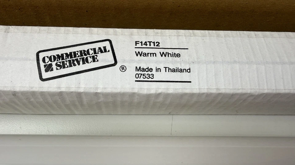 Vintage F14T12/WW Fluorescent Preheat Lamp Light Bulb 14W Warm White X 24 2k - Image 3 of 4