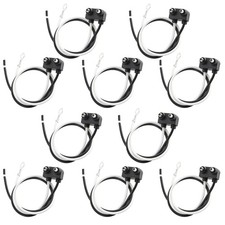 10PCS 2 Wire Trailer Light Pigtail Harness 8.5" Right Angle Connector Plug