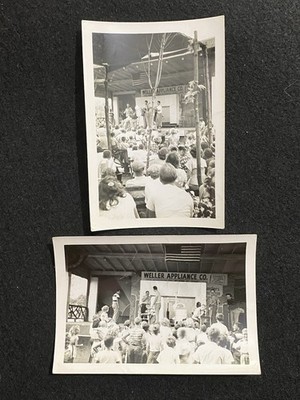 New Tripoli Pennsylvania PA Shorty Long Park Band Lehigh Co 2 Old Snapshot Photo
