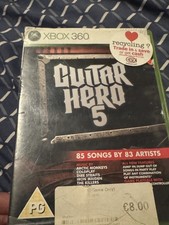 Activision Guitar Hero 5 Xbox 360 Videogioco Disco Custodia Manuale Usato - Buono