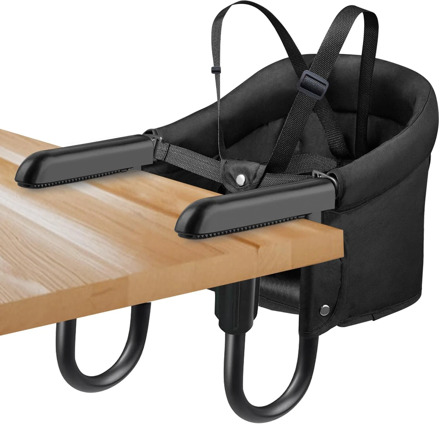Hook On Chair, Portable Baby Feeding Seat Attached to Table - Clip On High Chair