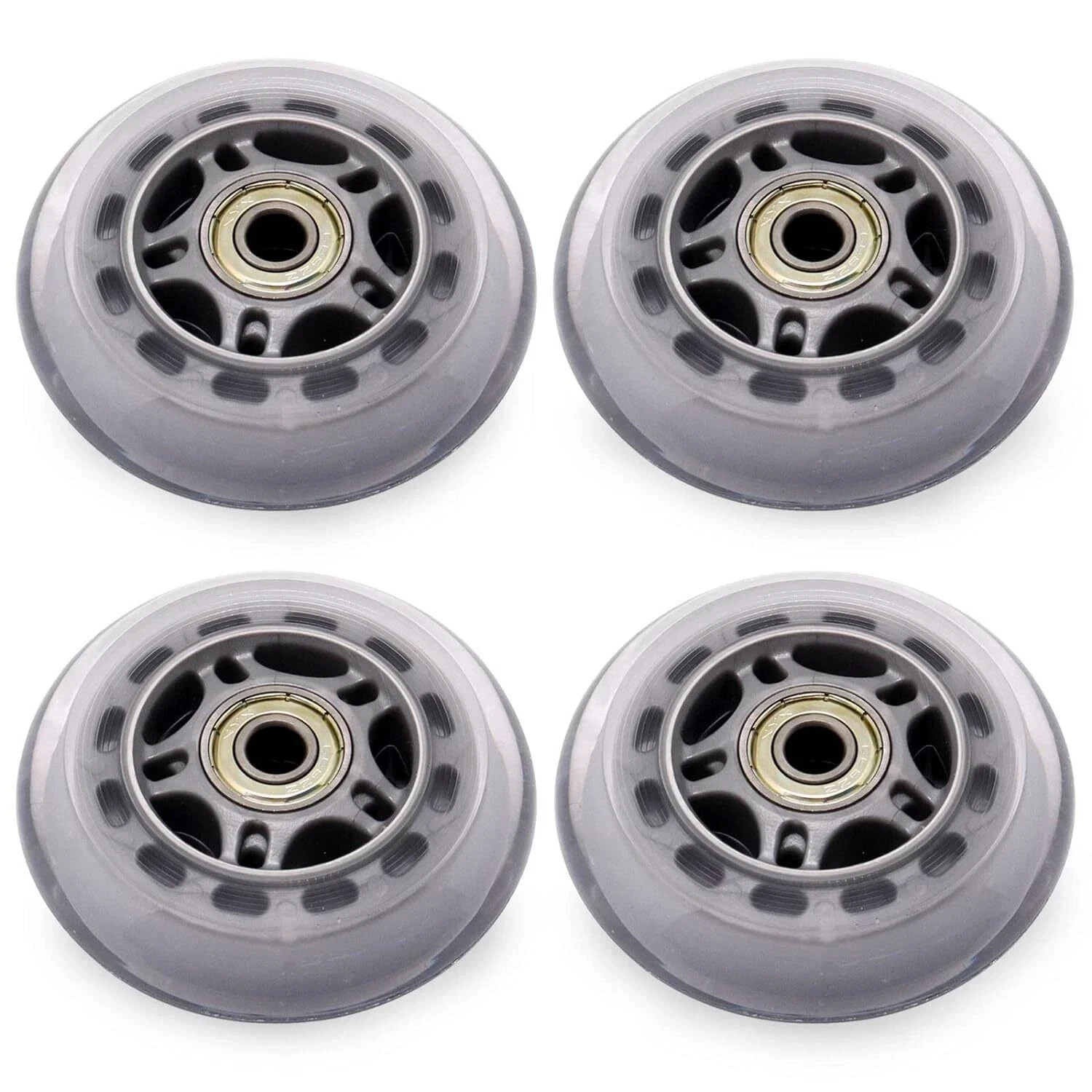 Inline Skate Wheels with Bearings, 3 Inch Roller Blade Wheel