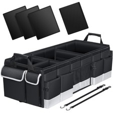 Kofferraum Organizer faltbar 95L mit integrierter 20L Kühltasche und Deckel A...