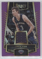 2016-17 Panini Select Select Swatches Purple Prizm /99 Omer Asik #53 0a1