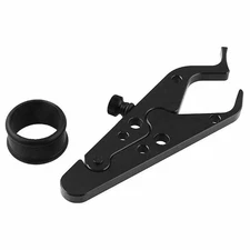 Universal Motorcycle Throttle Lock Cruise Control, Black Aluminum