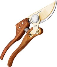 Apexcook Pruning Shears: Heavy Duty, Sharp Bypass Garden Scissors
