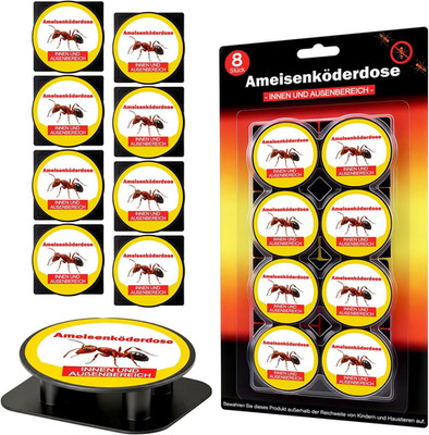 8 Stück Ameisenfalle Für Innen - Ameisenfallen Ant Mit Klebefläche, Ameisen Kleb