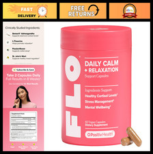 Daily Calm & Relaxation Support - Healthy Cortisol Levels, Stress