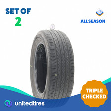 Set Of 2 Used 21560r17 Hankook Kinergy Gt 96h - 732