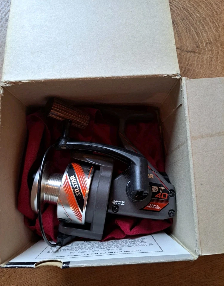 SILSTAR BT 40 Angelrolle inkl. OVP (1990 - 1992) BT40 SAMMLER / RAR Angeln Rolle - Bild 3 von 4