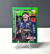 Max Verstappen 2025 Topps Chrome F1 Bahrain GP Winner Green Refractor /99 #93