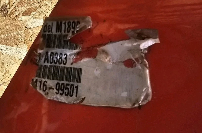 Kubota Loader LA1301S-1 Front Guard p/n: M1890 (for M95S,M105S) - New Old Stock - Image 4 of 4