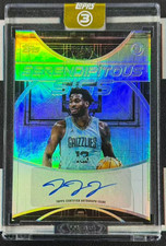 Jaren Jackson Jr 2025-26 Topps Three /49 Auto Refractor Serendipitous Sigs