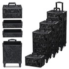 Byootique 3-Piece Makeup Train Cases Cosmetic Organizer Kit Artist CB Shadows — photo 1