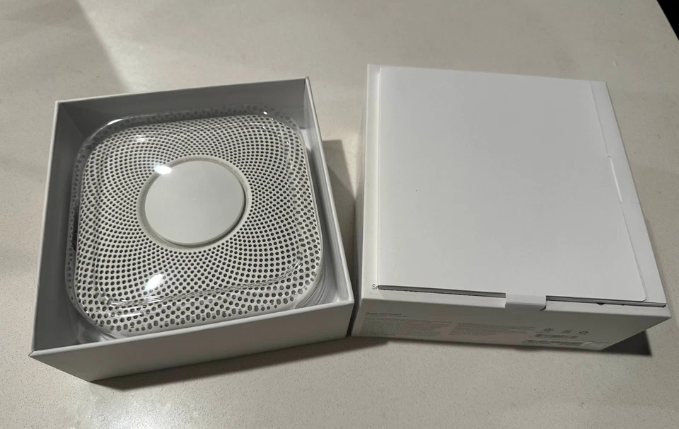 Google Nest Protect Detector de Humo Monóxido de Carbono Batería Envío el Mismo Día Foto 2 de 4