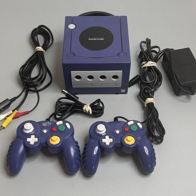 Nintendo GameCube Console w/ 2x Mad Catz Controller Power Cord TESTED WORKING